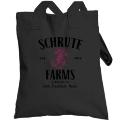 Schrute Farms Dwight The Office Beets Bed Breakfast Character Fan Tote