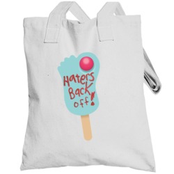 Haters Back Off Popsicle Netflix Original Fan Totebag