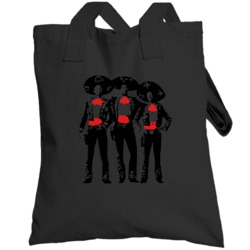 The Three Amigos Silhoutte Cut Out Fan Totebag