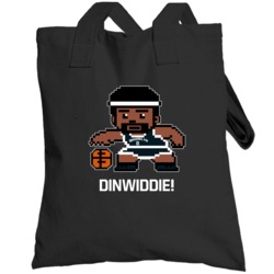 Spencer Dinwiddie Tecmo Player Brooklyn Basketball Fan Totebag