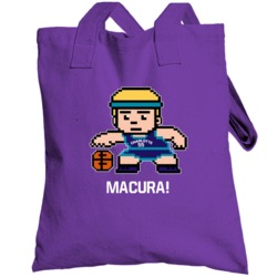 J P Macura Tecmo Player Charlotte Basketball Fan Totebag
