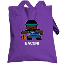 Dwayne Bacon Tecmo Player Charlotte Basketball Fan Totebag