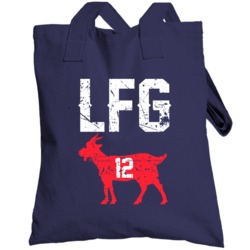 Brady Goat Lfg New England Football Fan Totebag