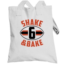 Shake And Bake Baker Mayfield 6 Football Cleveland Fan Totebag