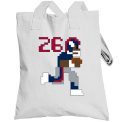Saquon Barkley 8 Bit Tecmo Ny New York Football Rookie Player Fan Tote