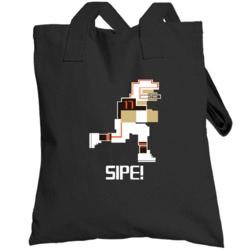 Brian Sipe Tecmo Bowl Cleveland Football Athlete Fan Totebag