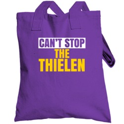 Can't Stop The Thielen Adam Minnesota Football Player Fan Totebag