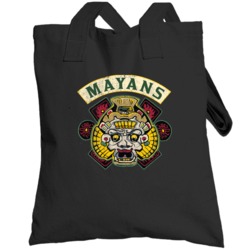 Mayans Vintage Distressed Logo Sons Of Anarchy Spinoff Jacket Totebag