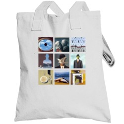 Rene Magritte Art Paintings Cute Trendy Artsy Totebag
