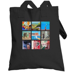 David Hockney Art Paintings Trendy Artsy Totebag