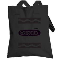 Crayola Daisy Crayon Halloween Costume Cute Funny Totebag