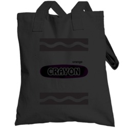 Orange Crayon Halloween Costume Cute Funny Totebag