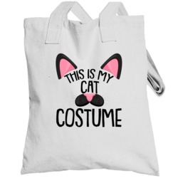 This Is My Cat Costume Halloween Totebag