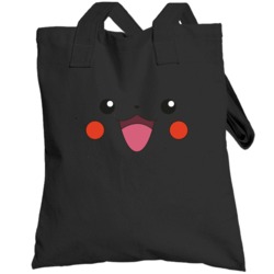 Pikachu Face Halloween Costume Totebag