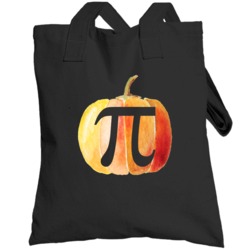 Pumpkin Pi Cute Halloween Totebag