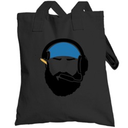 Matt Patricia Silhouette Detroit Football Coach Fan Totebag