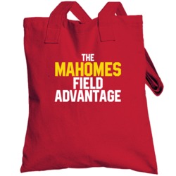 Home Field Advantage Patrick Mahomes Football Player Fan Totebag