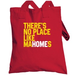 There's No Place Like Home Patrick Mahomes Football Player Fan Totebag