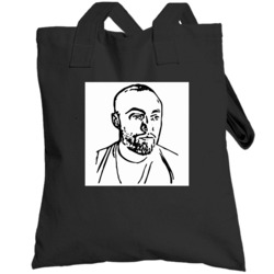Ed Sheeran Wears Mac Miller Rip Fan Totebag