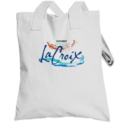 La Croix Coconut Sparkling Water Halloween Costume Totebag