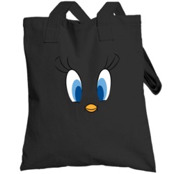 Tweety Bird Looney Tunes Full Face Halloween Totebag