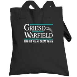 Bob Griese Paul Warfield President Miami Football Duo Fan Totebag