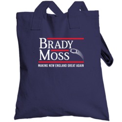 Tom Brady Randy Moss President New England Football Duo Fan Totebag