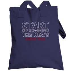 Start Spreading The News Boston Wins David Ortiz Fan Totebag