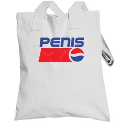 Penis Pepsi Logo Parody Funny Soda Totebag