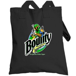 Bounty Hunter Funny Bounty Towels Star Wars Mashup Parody Logo Totebag