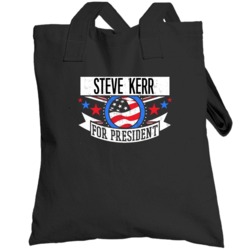 Steve Kerr For President Totebag