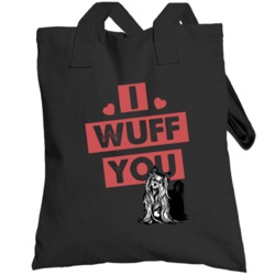 Yorkshire Terrier I Wuff Love You Pet Owner Totebag