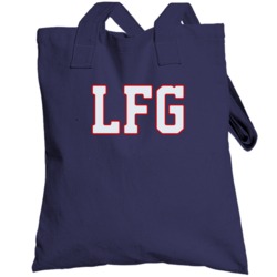 Tom Brady Let's Go Lfg Football New England Fan Totebag