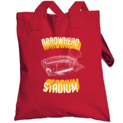 Arrowhead Stadium Vintage Football Totebag