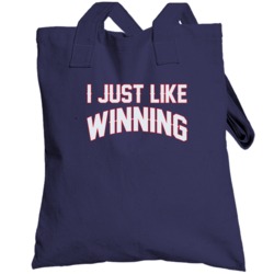 I Just Like Winning New England Football Totebag