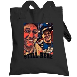 Tom Brady And Rob Gronk Still Here Cool Football Fan Totebag