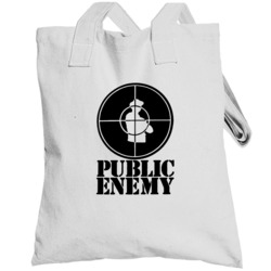 Public Enemy Popular 80s 90s Hip Hop Group Music Lovers Totebag