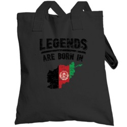 Legends Are Born In Afghanistan Vintage Totebag
