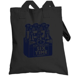 New England Six Time Champs Beer Pack Totebag