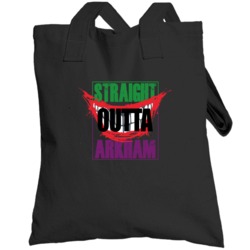 Straight Outta Arkham Batman Popular Video Game Fan Totebag