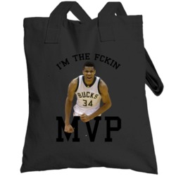 I'm The Fckin Mvp Giannis Antetokounmpo Totebag