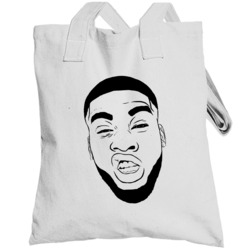 Cj So Cool Youtube Rapper New Music Big Head Face Totebag