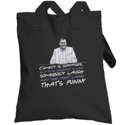Norm Mcdonald Comedy Is Surprises Funny Comedian Quote Totebag