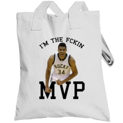 I'm The F*ckin Mvp Giannis Antetokounmpo Totebag