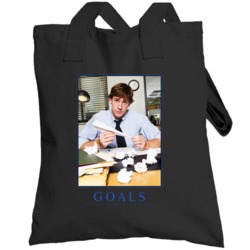 The Office Jim Halpert Goals Totebag