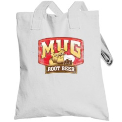 Mug Root Beer Retro Vintage Look Bulldog Soda Pop Label Food Logo Tote