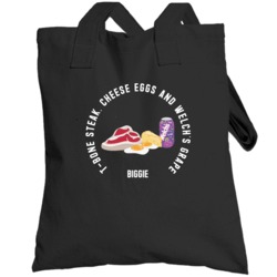 T Bone Steak Cheese Eggs And Welchs Grape Biggie Totebag