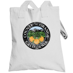 County Of Orange Oc California City Travel Patriotic Seal Totebag