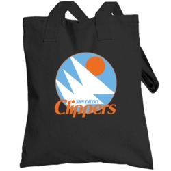 Clippers 70s 80s San Diego Basketball Team Fan Totebag
