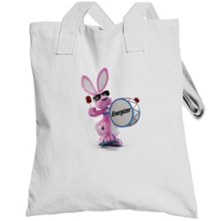Energizer Bunny Battery Icon Mascot Logo Fan Totebag